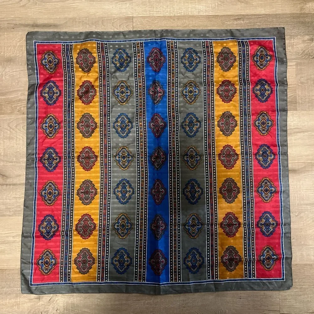 Colorful Patterned Scarf
